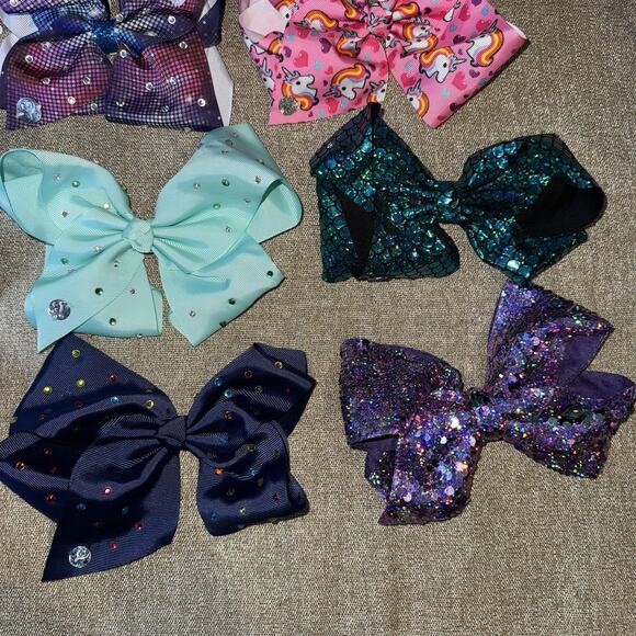 JOJO SIWA Hair Bows - Lot of 16 Size Large (6”-8”)